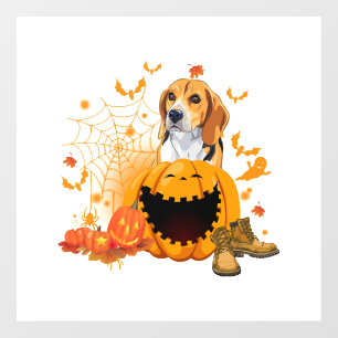Beagle Halloween T ShirtBeagle Dog Halloween Wall Decal