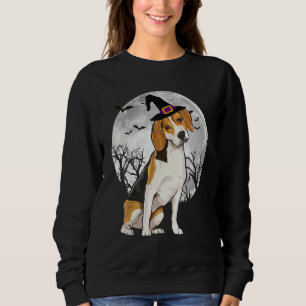 Beagle Halloween Witch Hat Sweatshirt