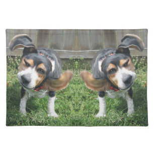 Beagle Happy Dance Place Mat