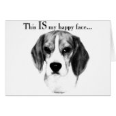 Beagle Happy Face (Front Horizontal)