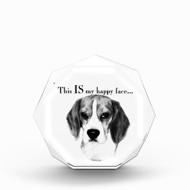 Beagle Happy Face; Happy Beagle; Grumpy Beagle Award (Front)
