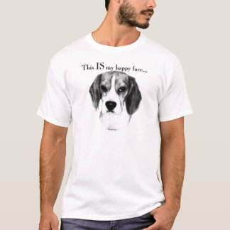 Beagle Happy Face T-Shirt