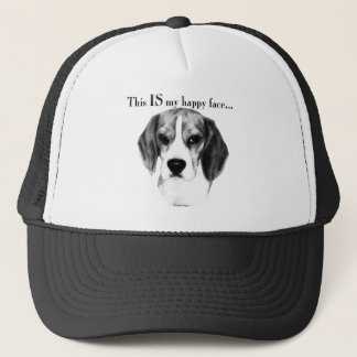 Beagle Happy Face Trucker Hat
