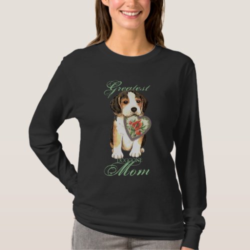 Beagle Heart Mom Long Sleeve T_Shirt