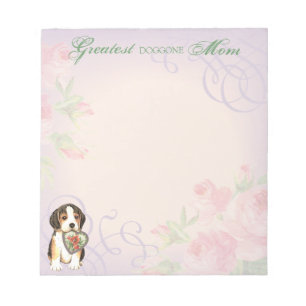 Beagle Heart Mom Notepad