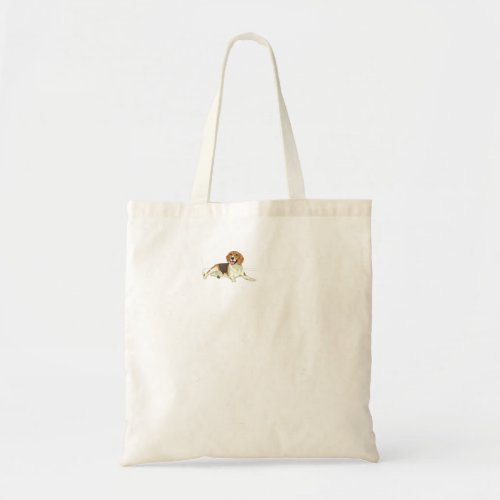 Beagle Heartbeat Love Beagle Tote Bag