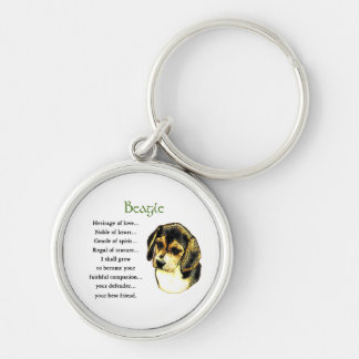 Beagle Heritage of Love Keychain