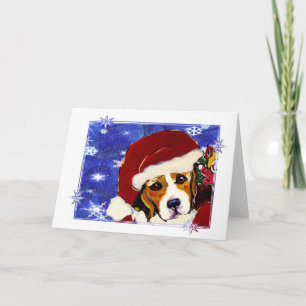 Beagle Holiday Card
