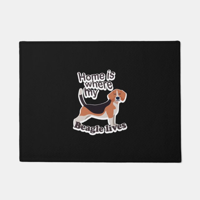 Beagle Home Doormat (Front)