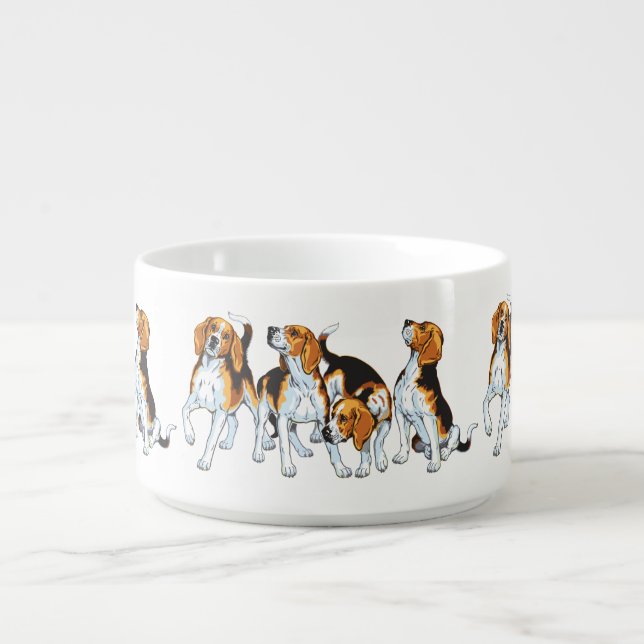 beagle hound bowl (Center)