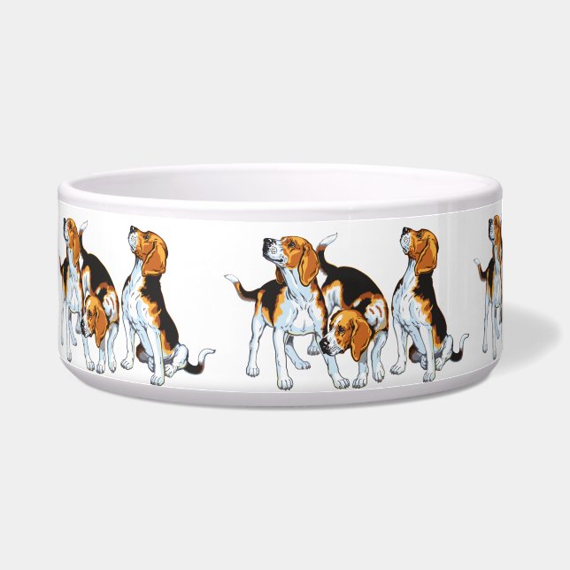 beagle hound bowl (Left)