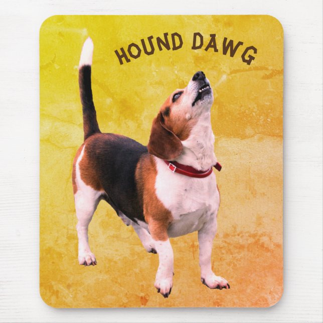 Beagle Hound Dawg Cute  Mouse Pad (Front)