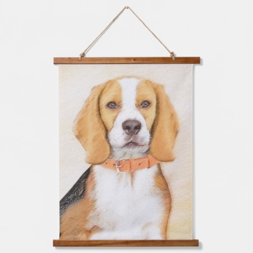 Beagle Hound Dog Painting Original Animal Art Hanging Tapestry
