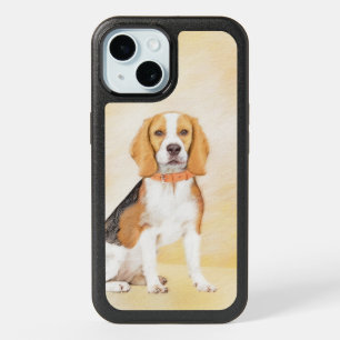 Beagle Hound Dog Painting Original Animal Art iPhone 15 Case