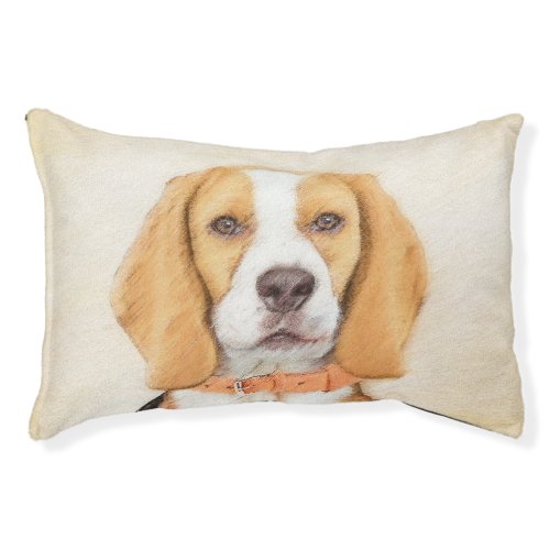 Beagle Hound Dog Painting Original Animal Art Pet Bed