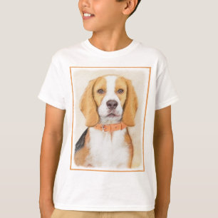 Beagle Hound Dog Painting Original Animal Art T-Shirt