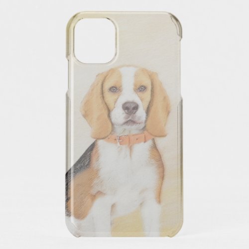 Beagle Hound Dog Painting Original Animal Art iPhone 11 Case