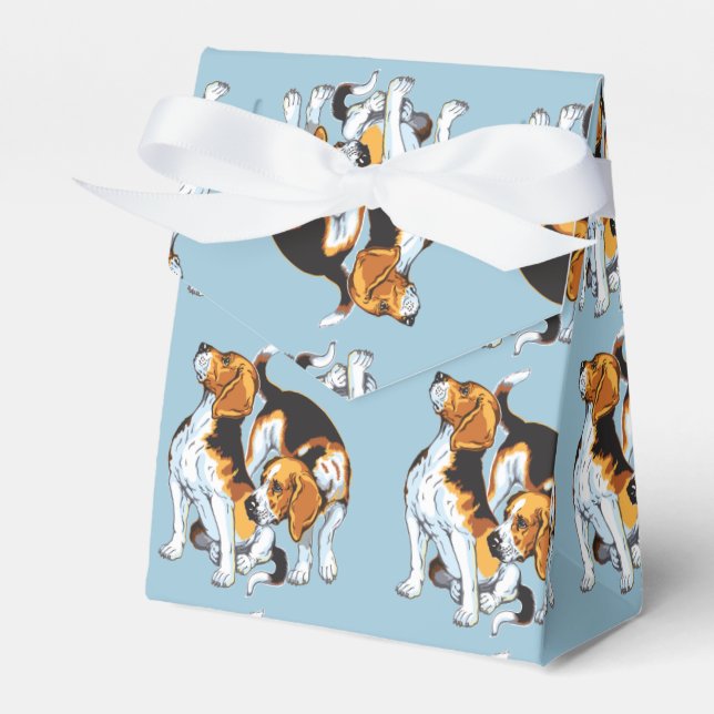 beagle hound favor boxes (Front Side)