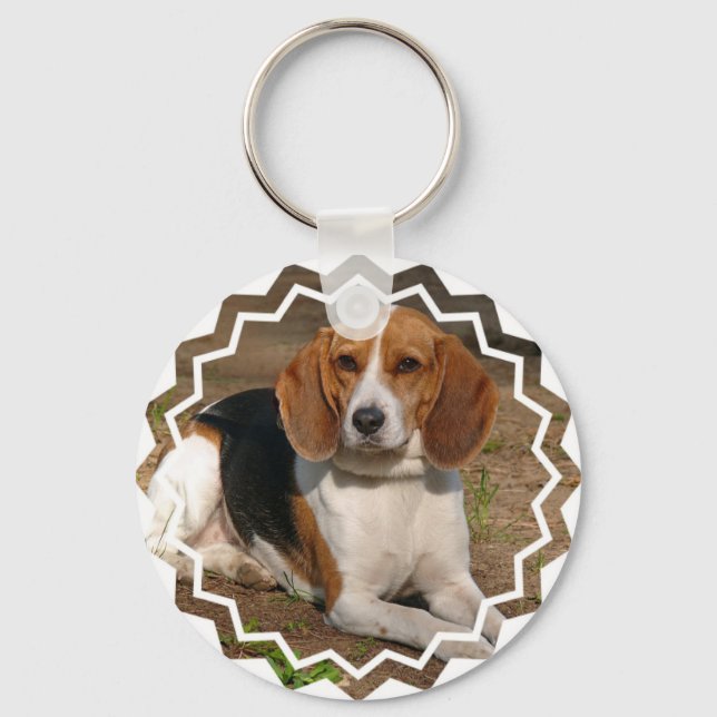 Beagle Hound Keychain (Front)