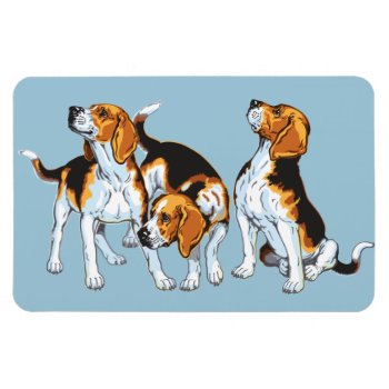 Beagle Hound Magnet by insimalife at Zazzle