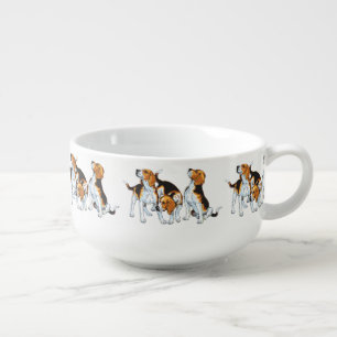 beagle hound soup mug