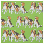 beagle hounds fabric