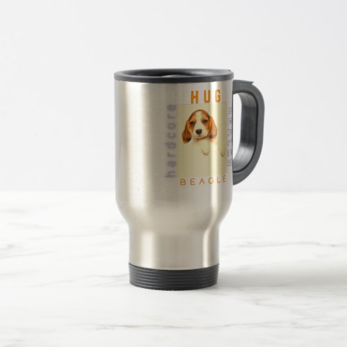 Beagle Hug Dealer Perfect Gift for Dog Beagle Owne Travel Mug