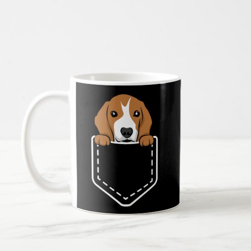 Beagle In Pocket Coffee Mug