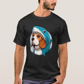 Beagle in Shark Costume T-Shirt