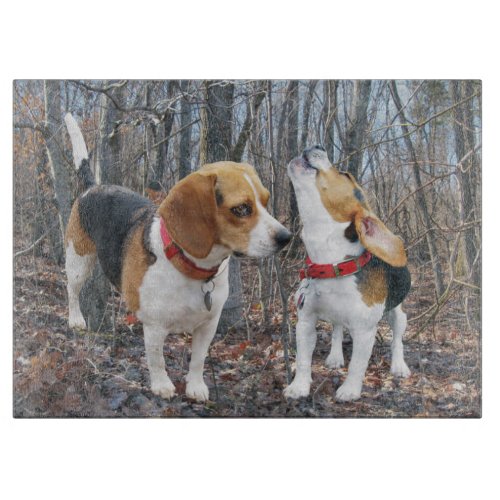 Beagle in Woods Cutting Board