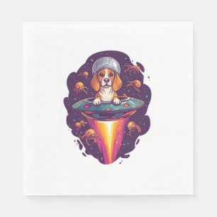 Beagle – Intergalactic Dog Encounter Napkins