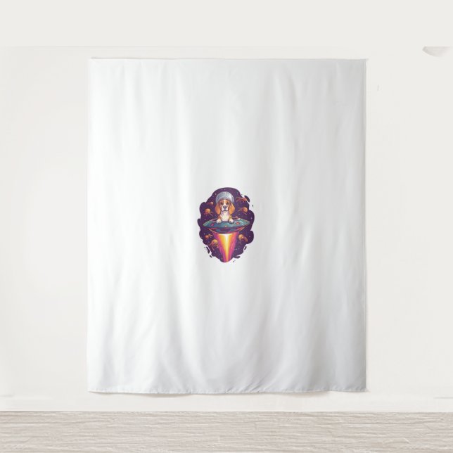 Beagle – Intergalactic Dog Encounter Tapestry (Front)