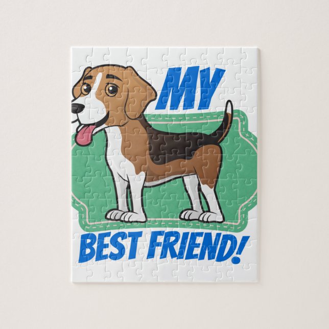 Beagle is my Best Friend Jigsaw Puzzle (Vertical)
