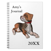 Beagle Journal-with Name/Year Notebook