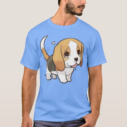 Beagle Kawaii T_Shirt