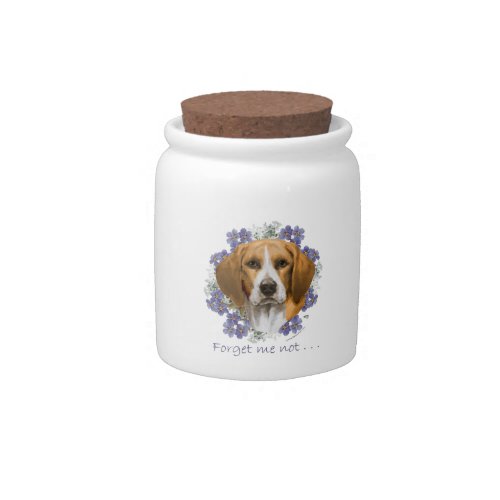 Beagle Keepsake Candy Jar