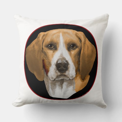 Beagle Keepsake Throw Pillow