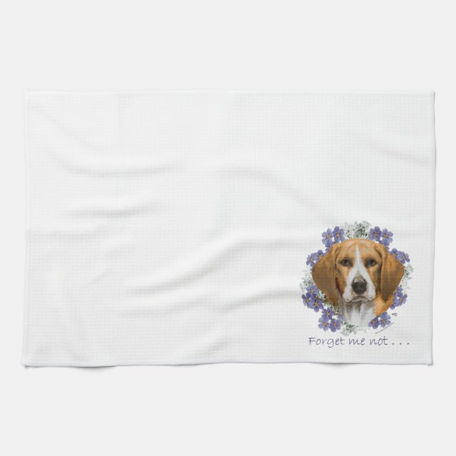 Beagle Keepsake Towel (Horizontal)