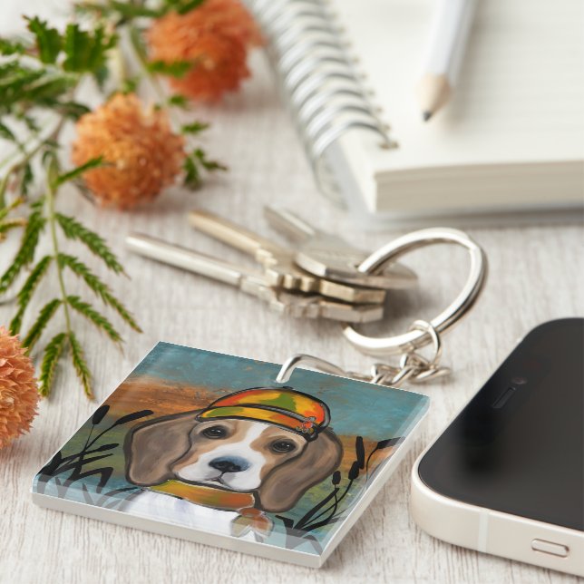 Beagle   keychain (Front Right)