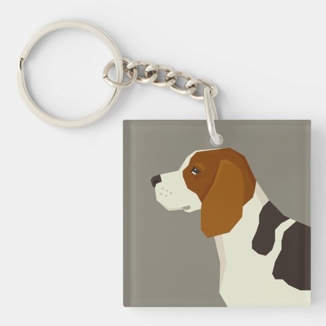Beagle Keychain (Front)
