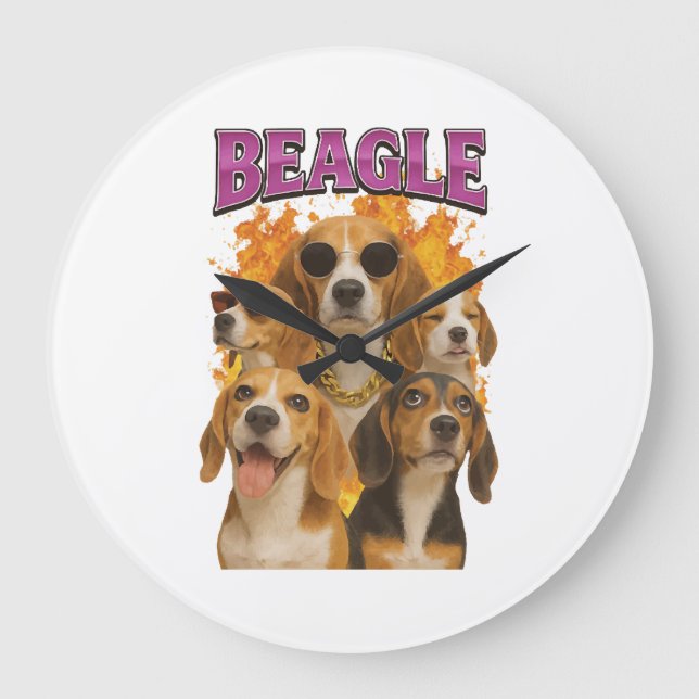 Beagle          large clock (Front)