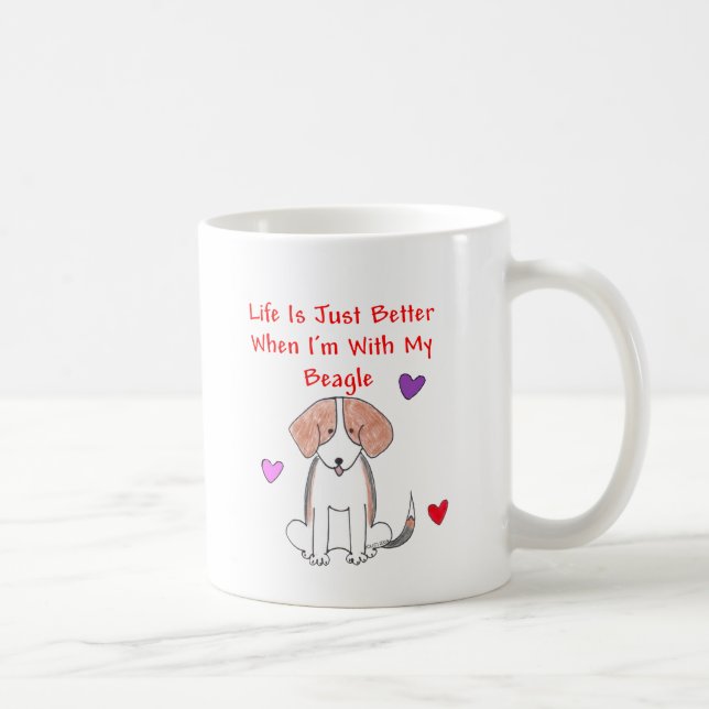 Beagle Life Is Just Better Mug (Right)