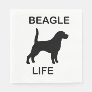 Beagle life napkins