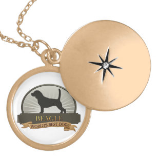 Beagle Locket Necklace
