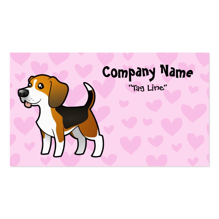 Beagle Love Business Card Templates