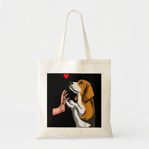 Beagle Love Cute Dog Mom Funny Girls Tote Bag