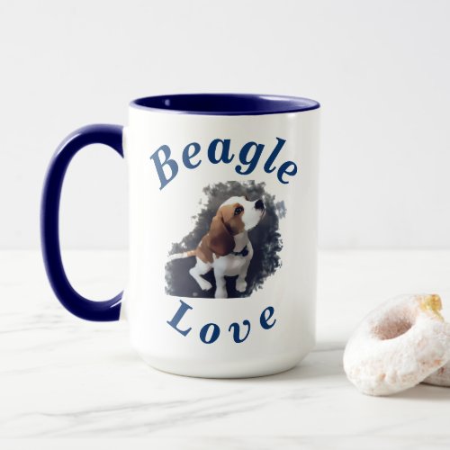 Beagle Love Cutest Puppy Gift for Her Him Coffee Mug