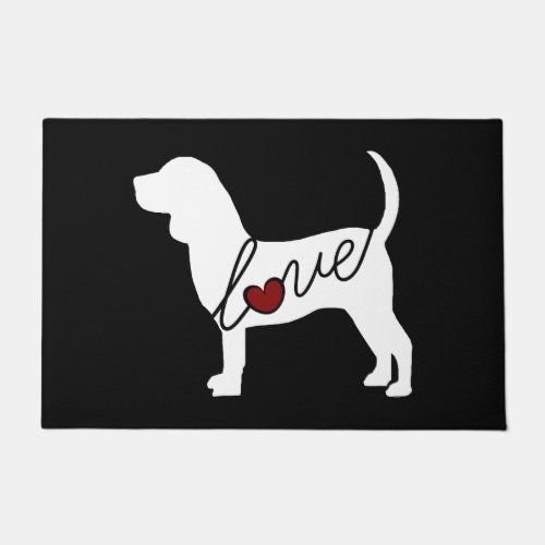 Beagle Love Doormat