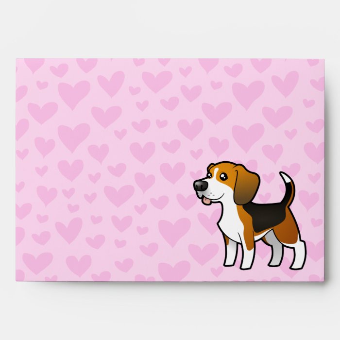 Beagle Love Envelope