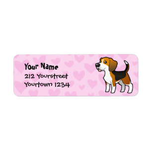 Beagle Love Label